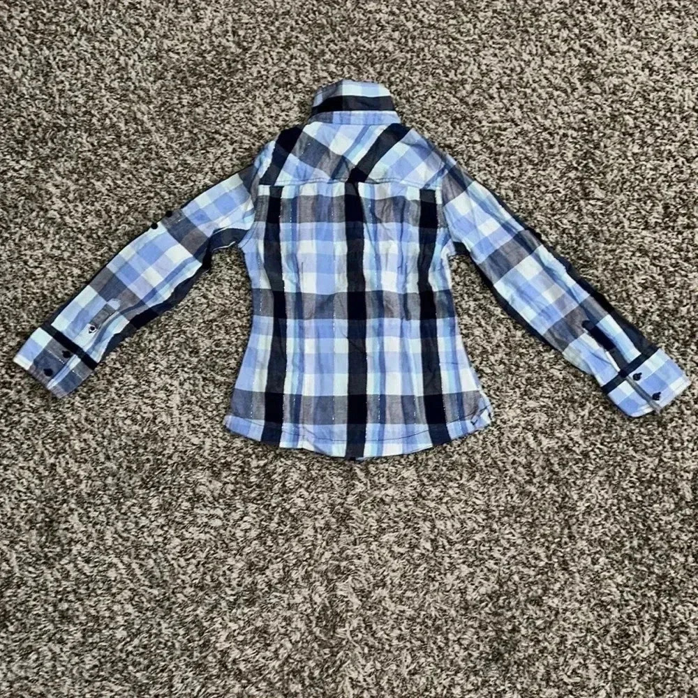 Justice Girls Flannel T-Shirt - Picture 3 of 6